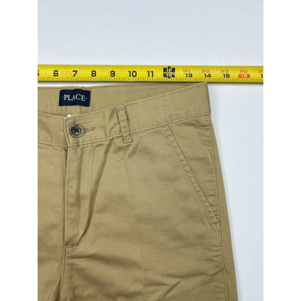 THE CHILDREN'S PLACE Boys Khaki Pants Size 14 - Excellent Pre-Loved Condition